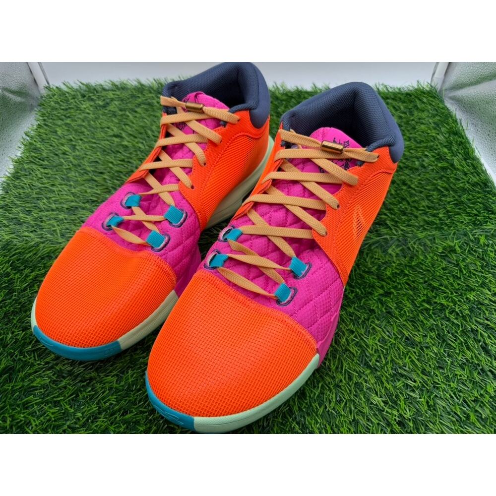 Nike LeBron Witness 8 Total Orange Laser Fuchsia FB2239-800